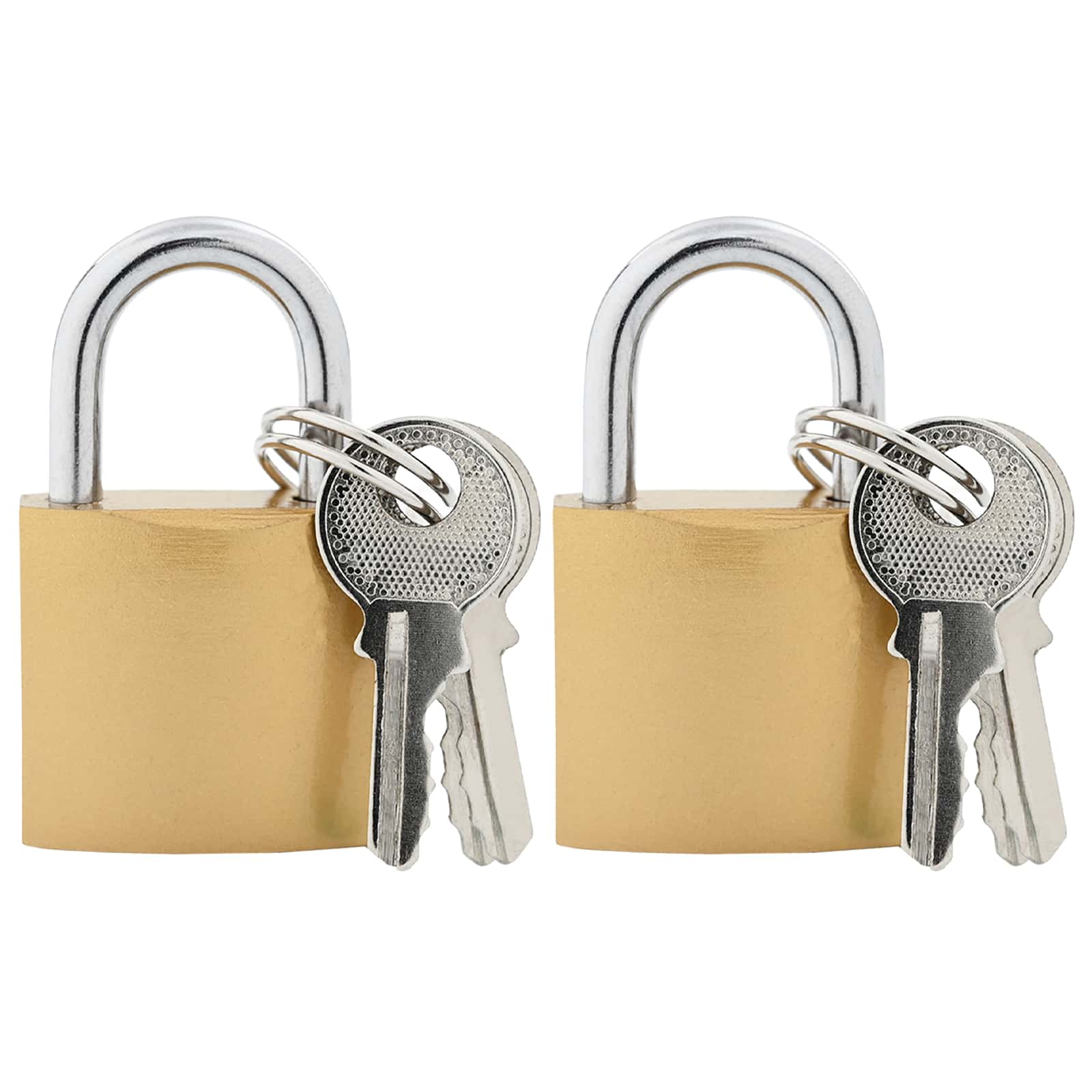 U zaključavanje s ključevima 2 pcs Mjed Željezo