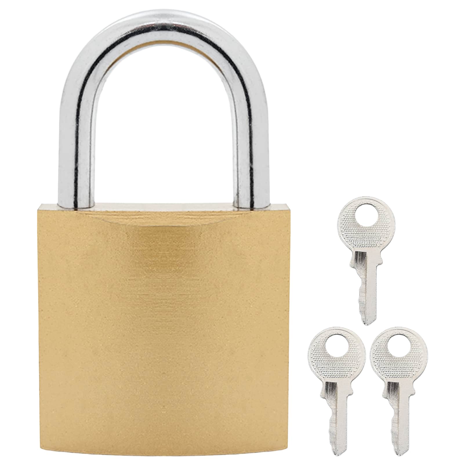 U zaključavanje s ključevima 2 pcs Mjed Željezo
