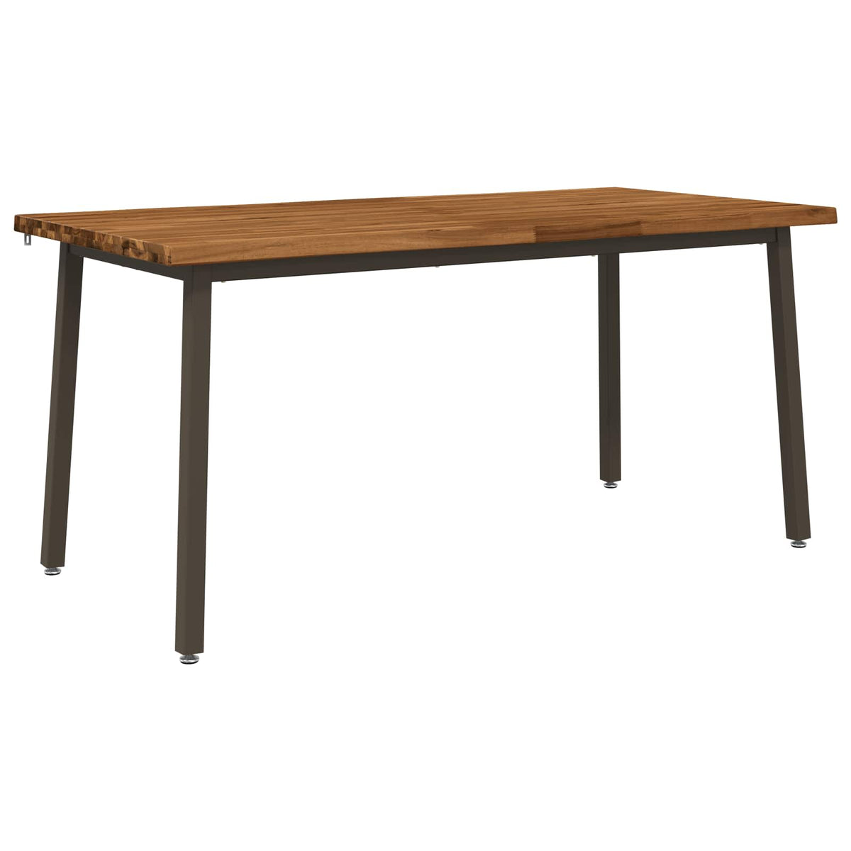 Stol za blagovanje s prirodnim rubom 140 x 90 x 75 cm Prirodna