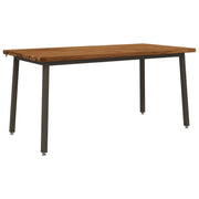 Kvadratni blagovaonski stol 160 x 80 x 75 cm Prirodna
