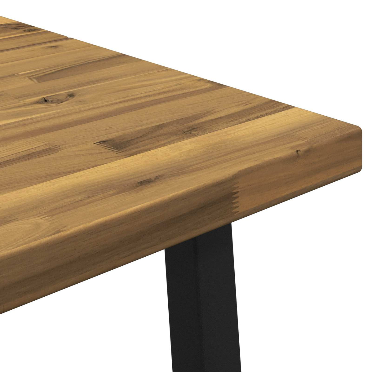 Kvadratni blagovaonski stol 160 x 80 x 75 cm Bijela