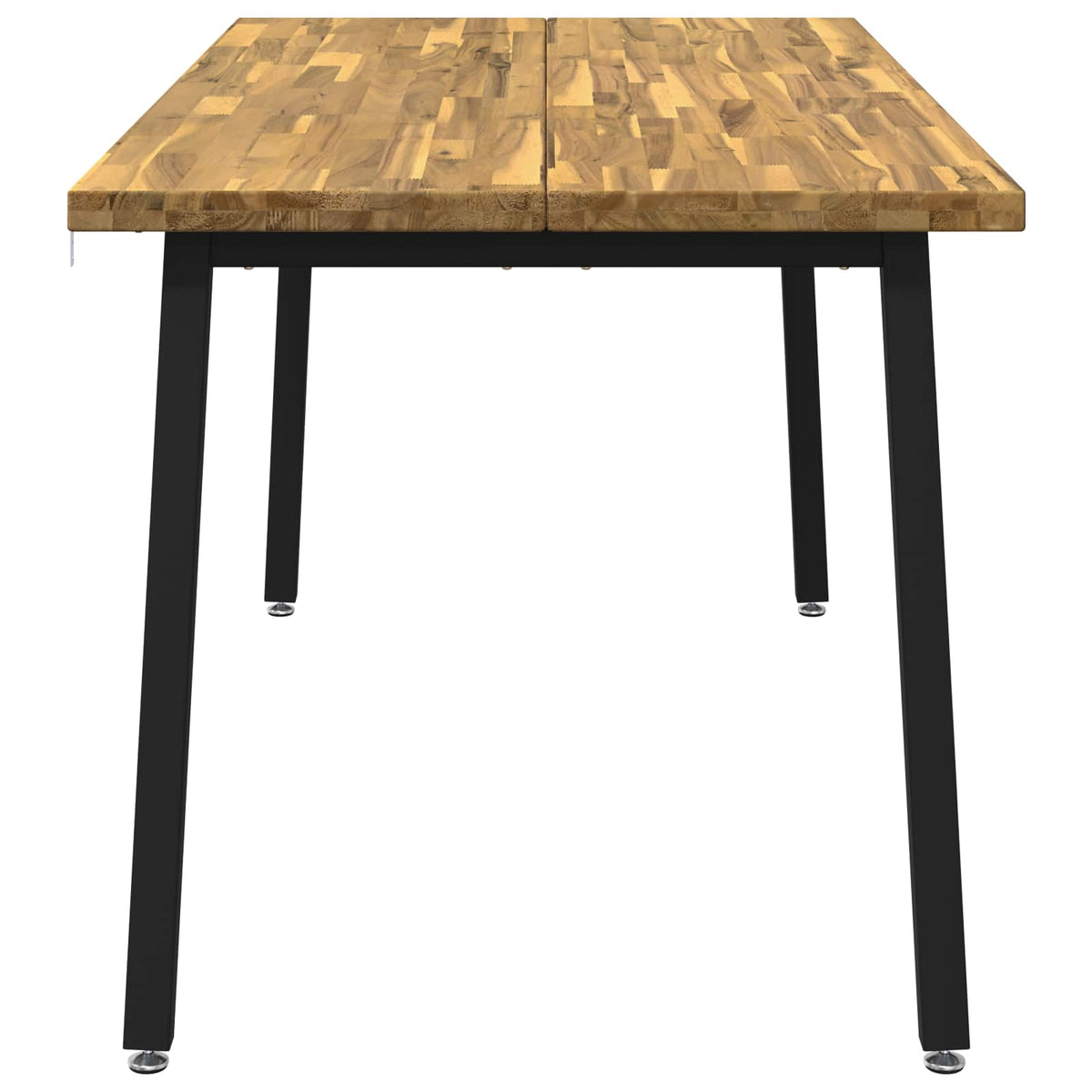 Kvadratni blagovaonski stol 160 x 80 x 75 cm Bijela