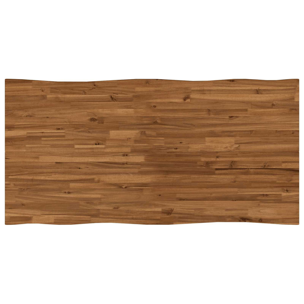 Stol za blagovanje s prirodnim rubom 160 x 80 x 75 cm Prirodna