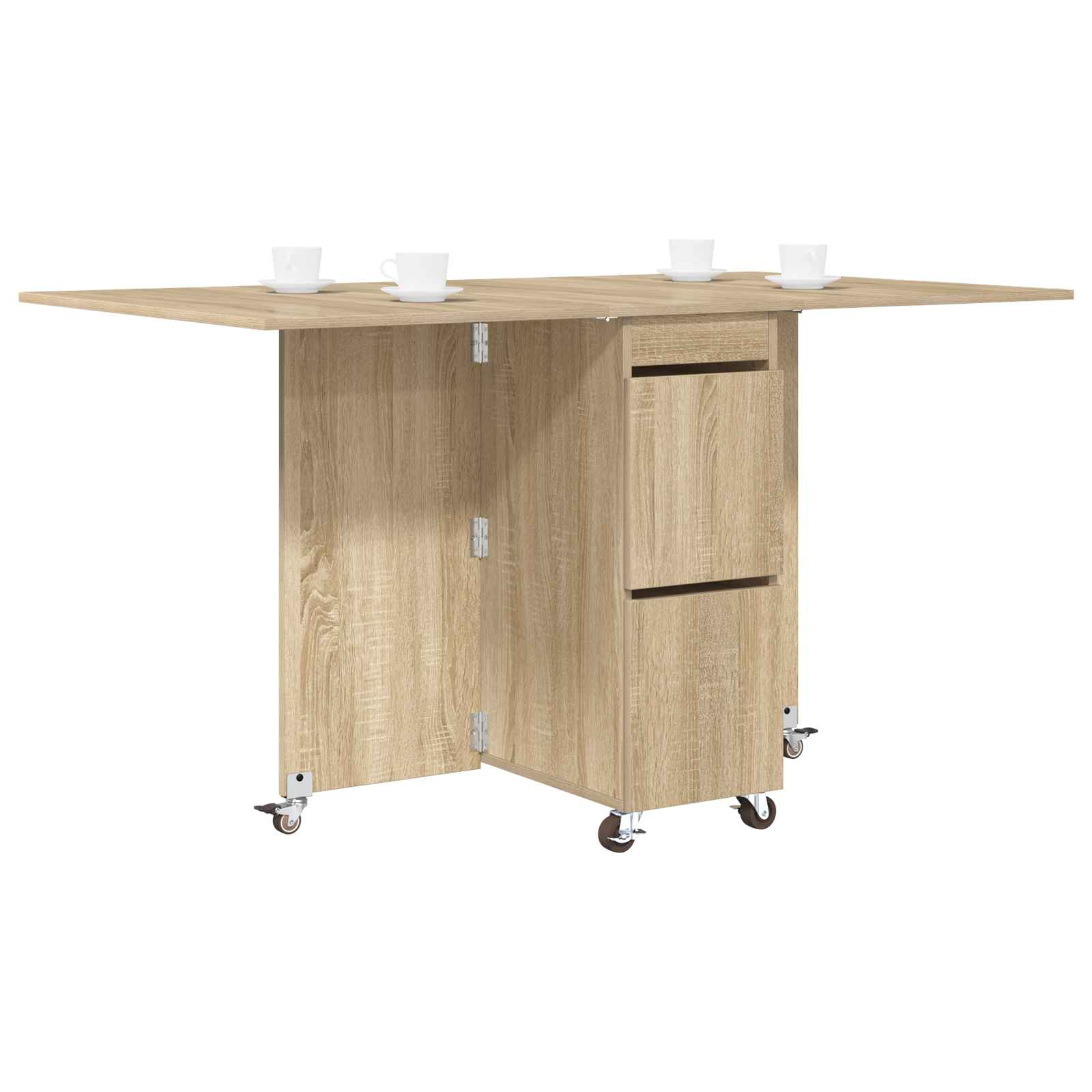 Blagovaonski stol 140 x 80 x 77 cm Konstruirano drvo Pravokutni