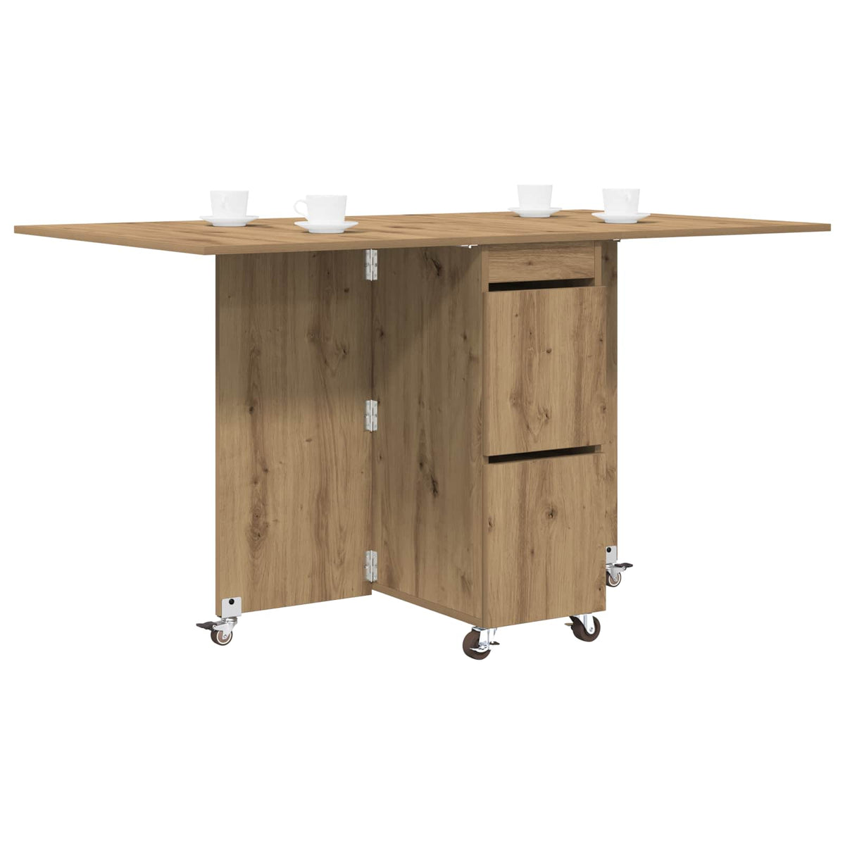 Blagovaonski stol 140 x 80 x 77 cm Konstruirano drvo Pravokutni