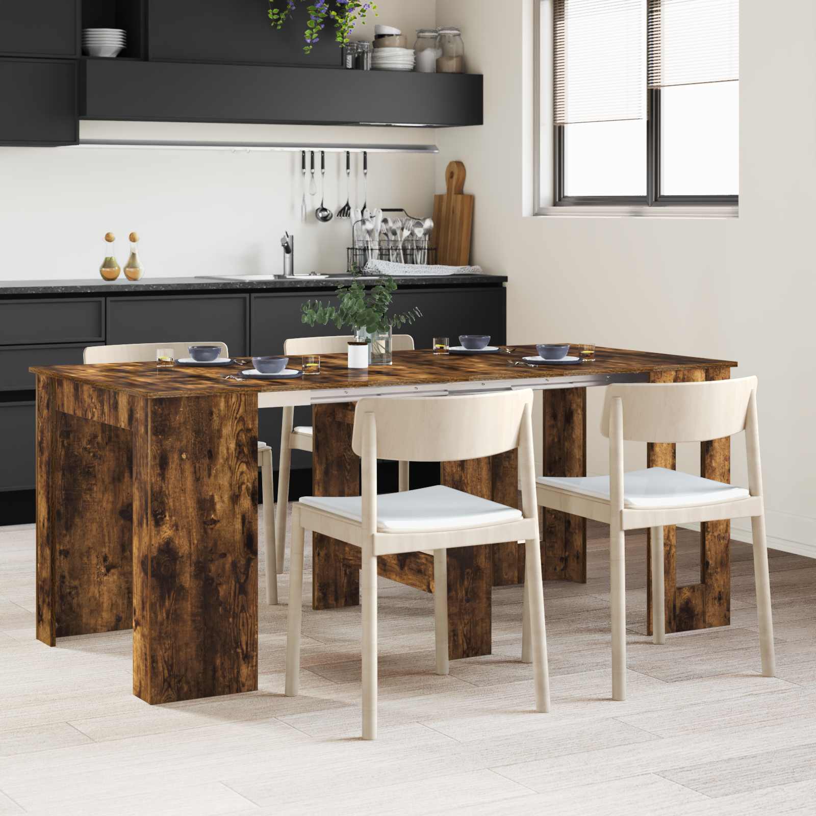 Blagovaonski stol 180 x 85 x 75 cm Konstruirano drvo
