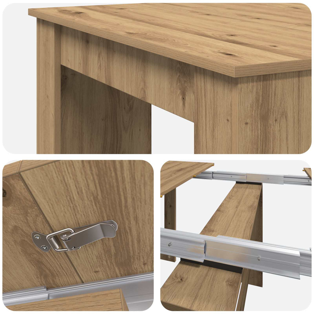 Blagovaonski stol 180 x 85 x 75 cm Konstruirano drvo