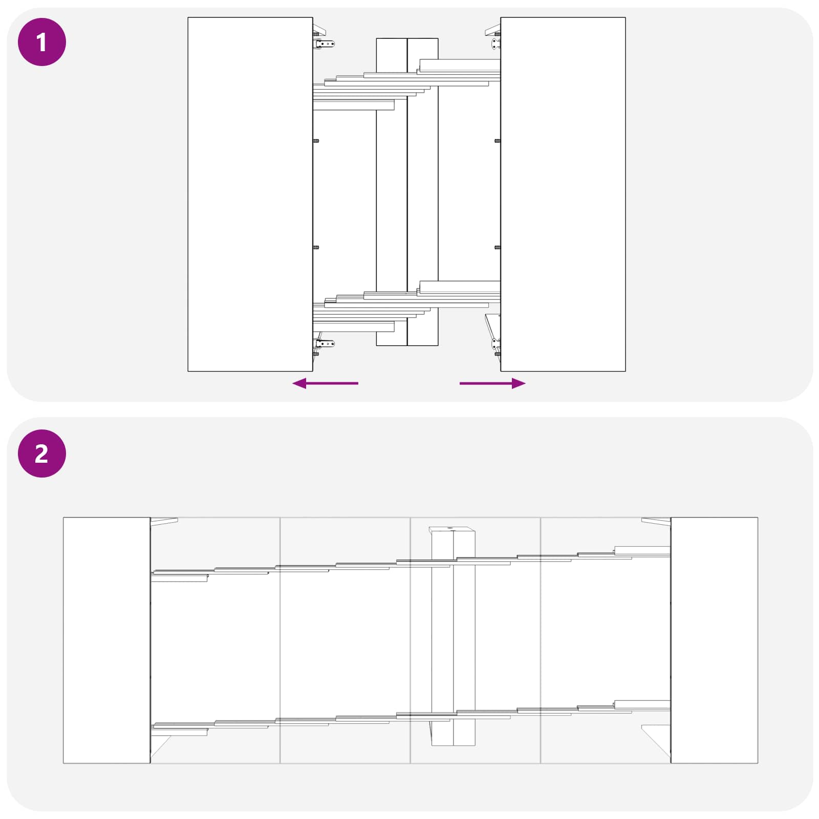 Blagovaonski stol 240 x 85 x 75 cm Konstruirano drvo