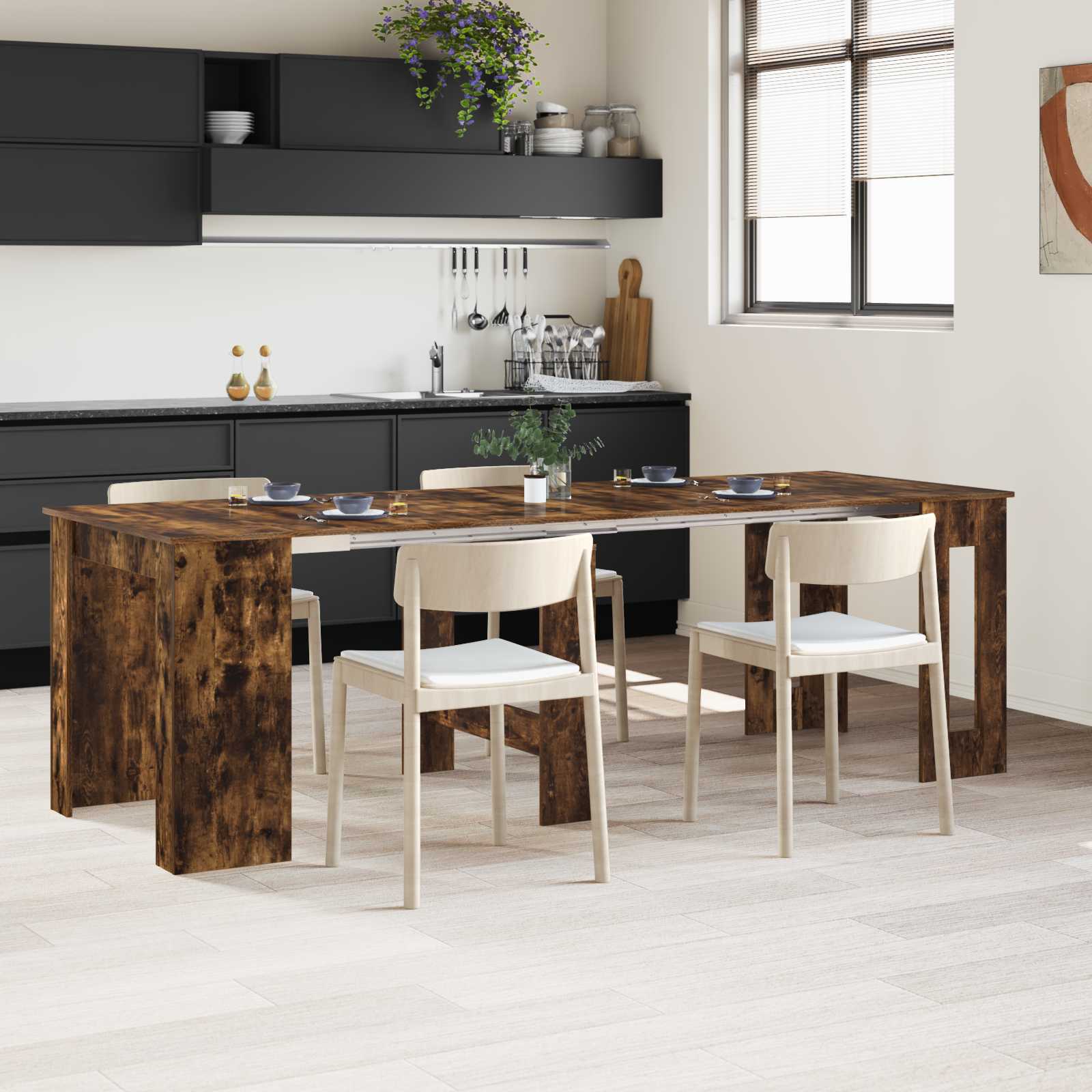 Blagovaonski stol 240 x 85 x 75 cm Konstruirano drvo