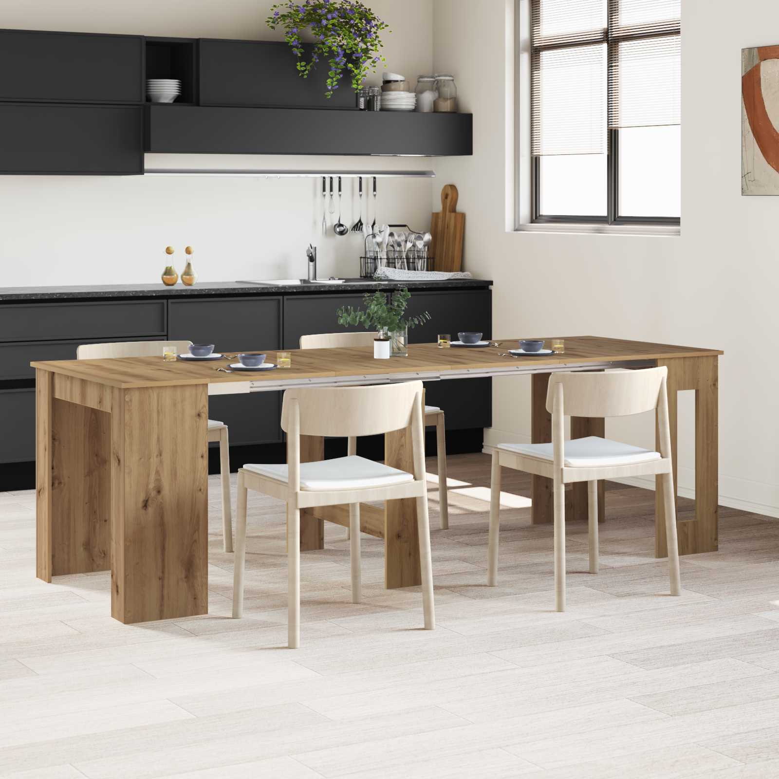 Blagovaonski stol 240 x 85 x 75 cm Konstruirano drvo