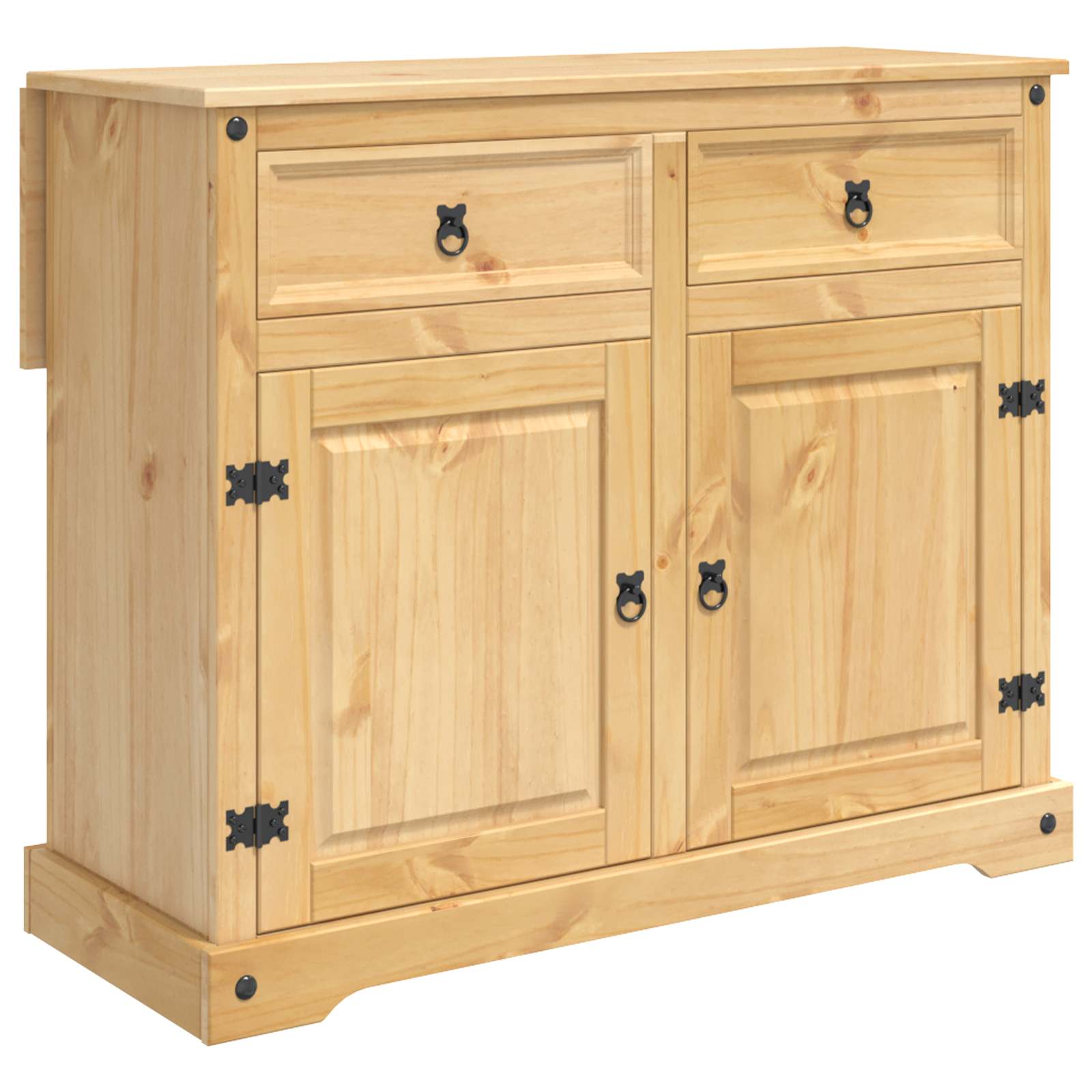 Kuhinjski kolica 2 pcs Medeni vosak 112 x 70 x 91,5 cm