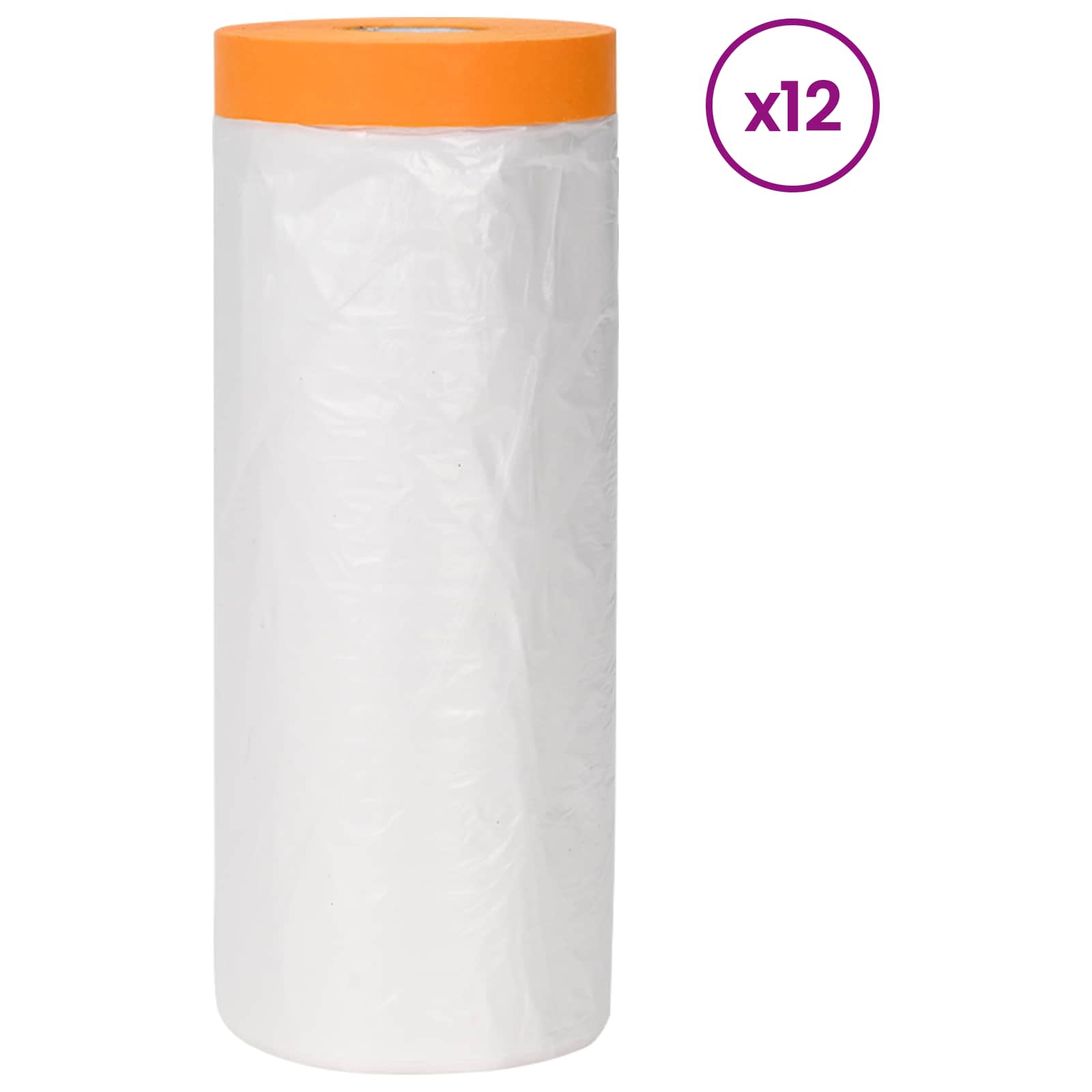Prozračna ploča s ljepilom 12 pcs *Transparent*an 240 x 2000 cm