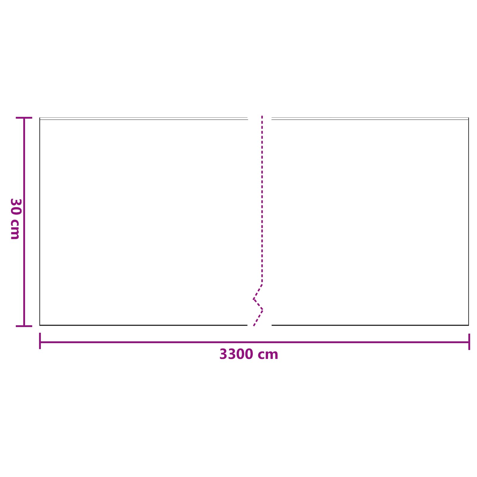 Praškasta plahta s ljepilom 6 pcs *Transparent*an 30 x 3300 cm