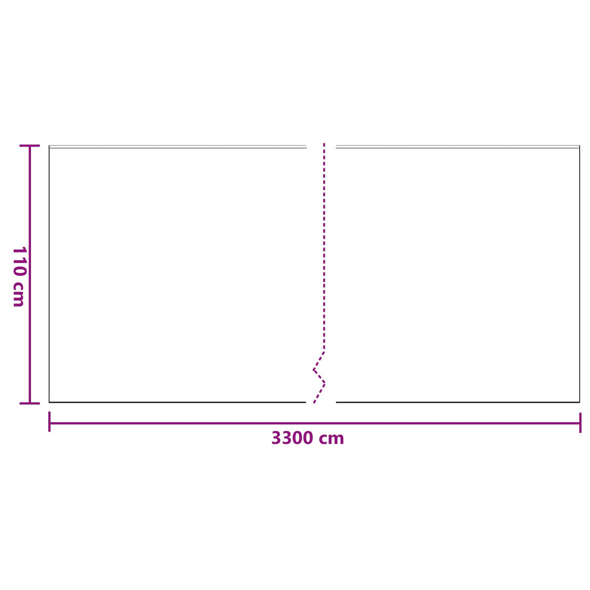 Praškasta plahta s ljepilom 6 pcs *Transparent*an 110 x 3300 cm