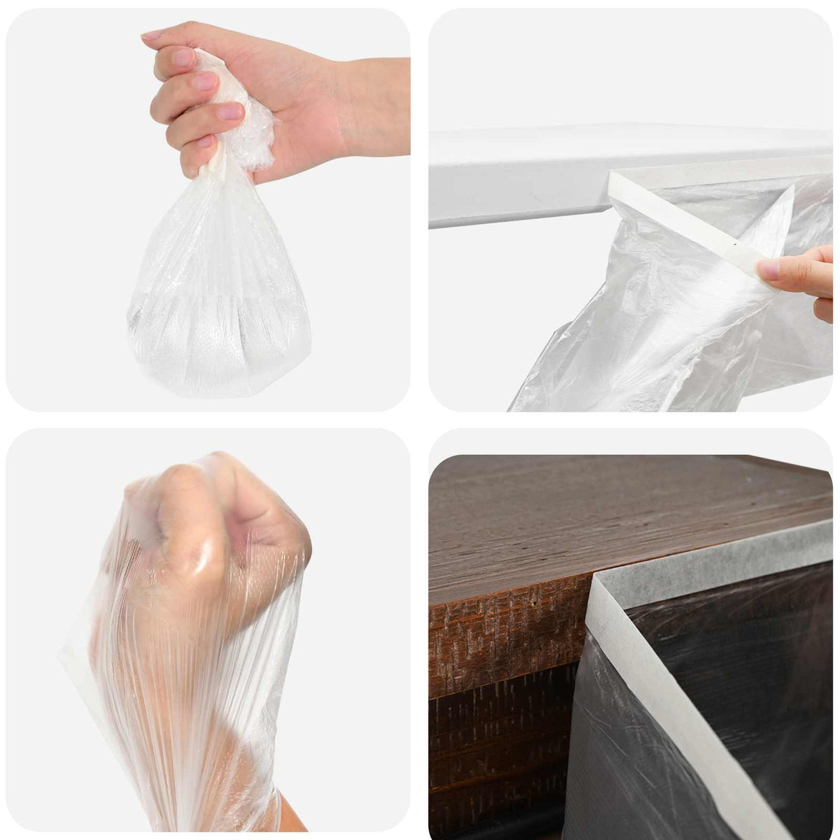 Praškasta plahta s ljepilom 12 pcs *Transparent*an 55 x 3300 cm