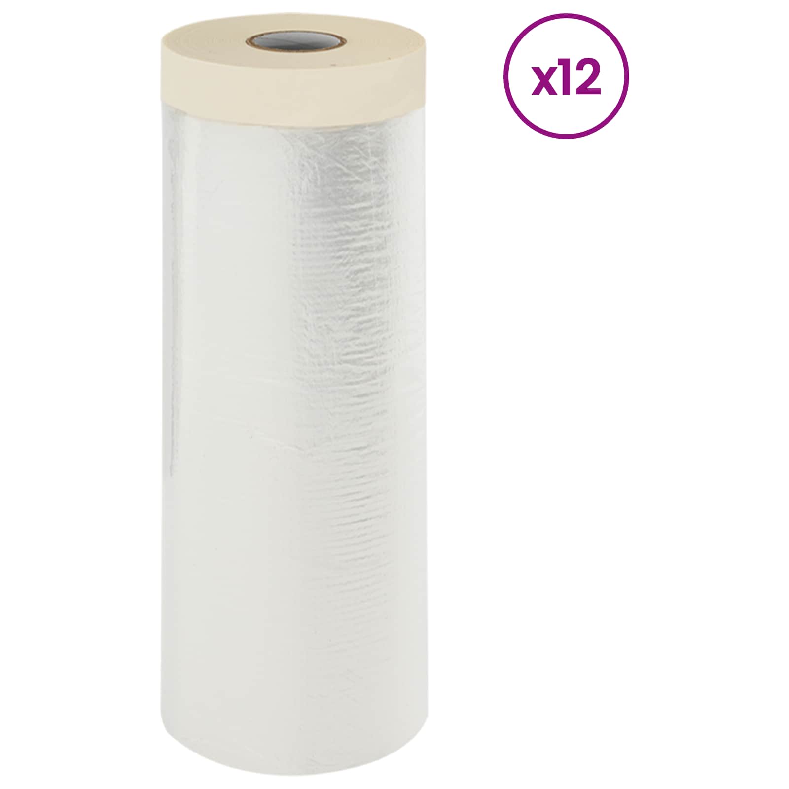Praškasta plahta s ljepilom 12 pcs 240 x 2000 cm HDPE