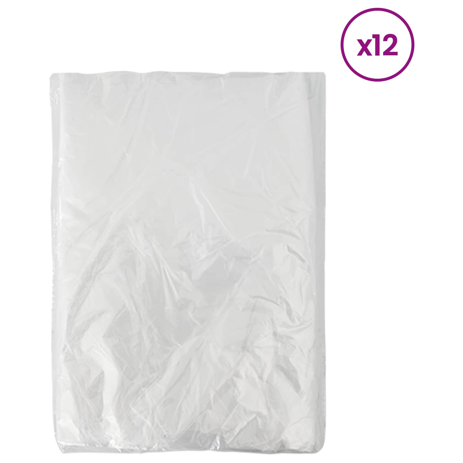 Prašina 12 pcs *Transparent*an 400 x 500 cm HDPE