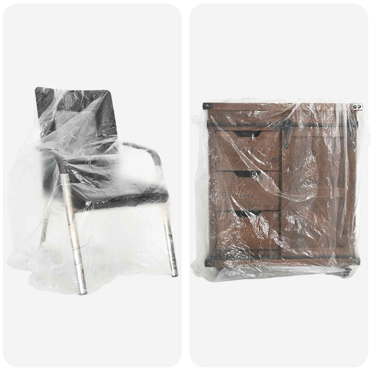 Prašina 12 pcs *Transparent*an 400 x 500 cm HDPE