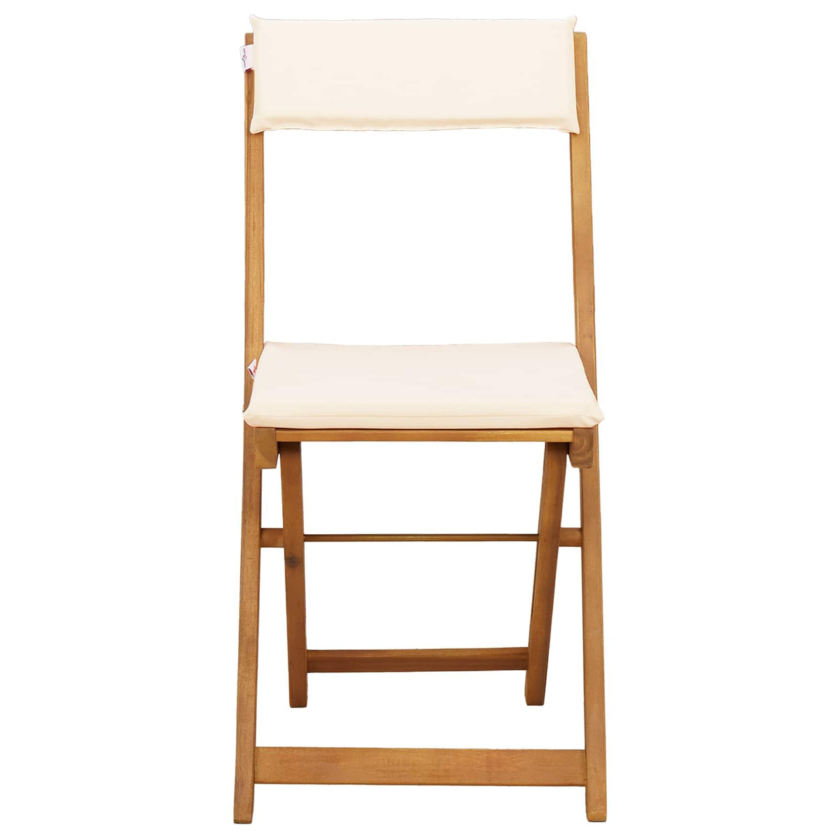 Vanjske bistro stolice 6 pcs Krem bijela 40 x 53 x 80 cm