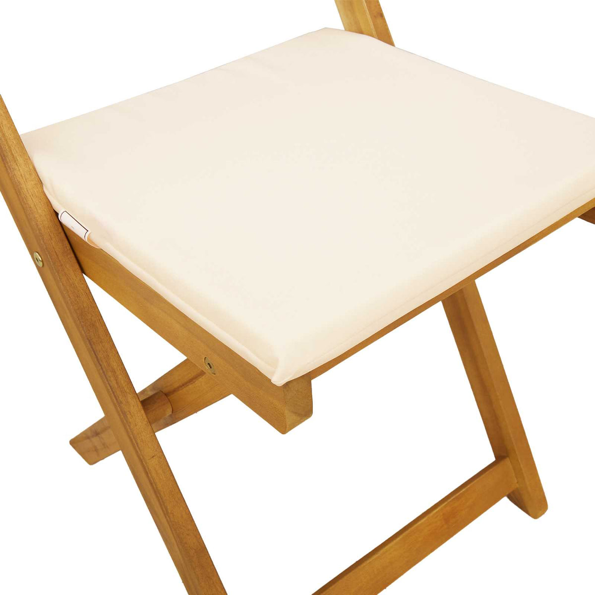 Vanjske bistro stolice 8 pcs Krem bijela 40 x 53 x 80 cm