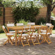 Vanjske bistro stolice 8 pcs Krem bijela 40 x 53 x 80 cm