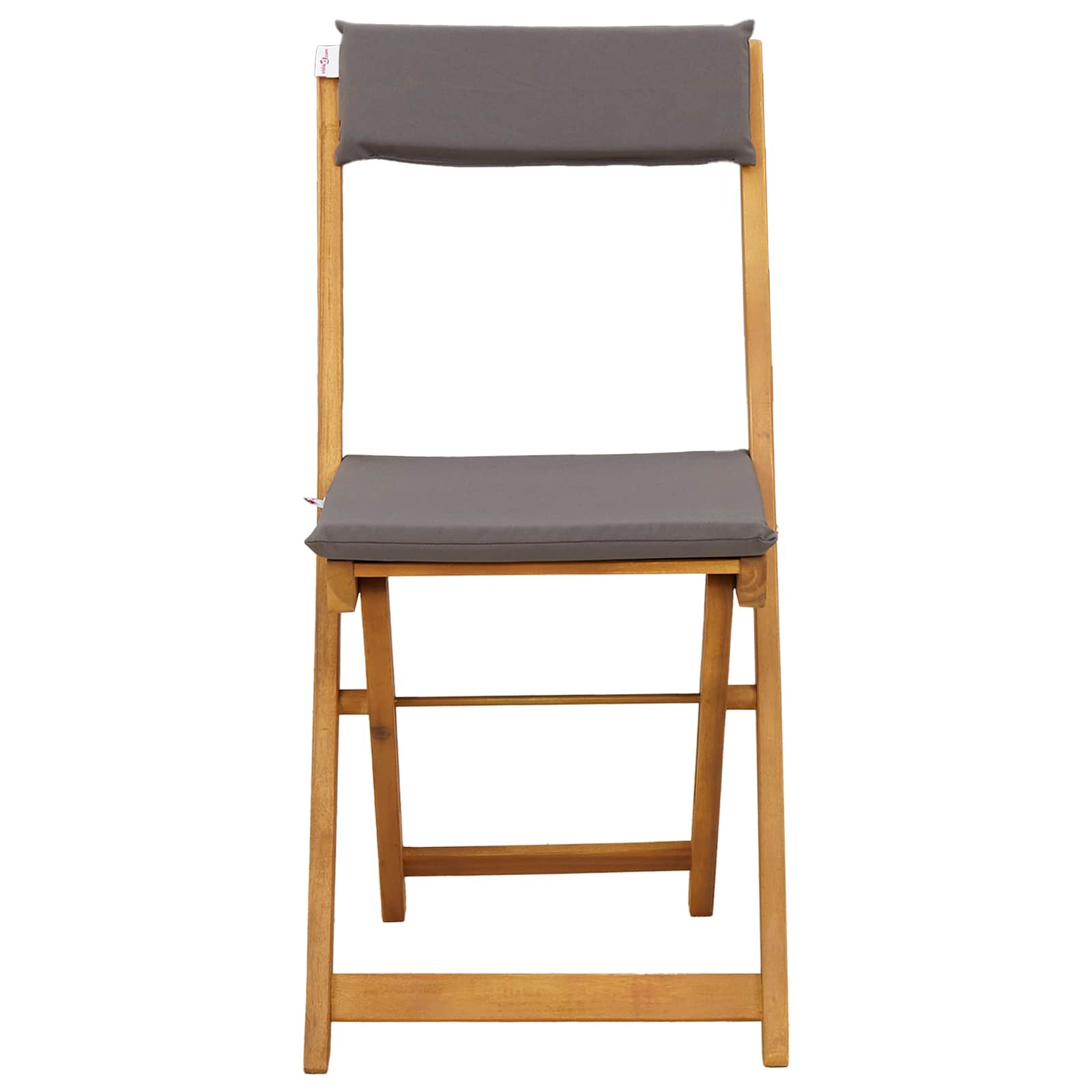 Vanjske bistro stolice 8 pcs Tamnosiva 40 x 53 x 80 cm