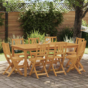 Vanjske bistro stolice 8 pcs Prirodna 40 x 42 x 85 cm