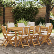 Vanjske bistro stolice 8 pcs Krem bijela 38 x 46 x 85 cm