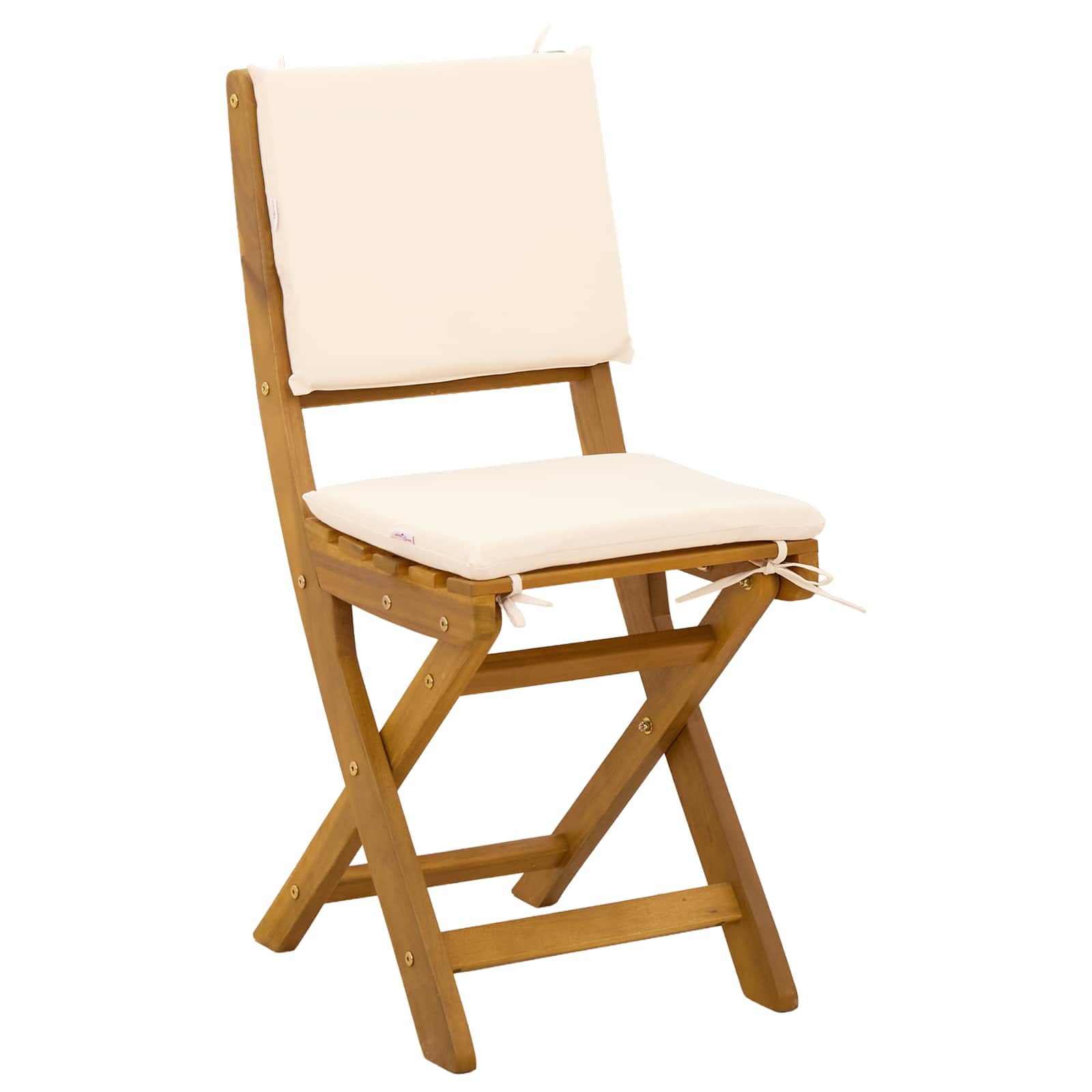 Vanjske bistro stolice 8 pcs Krem bijela 38 x 46 x 85 cm