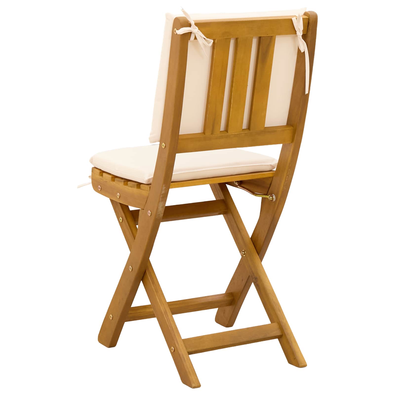 Vanjske bistro stolice 8 pcs Krem bijela 38 x 46 x 85 cm