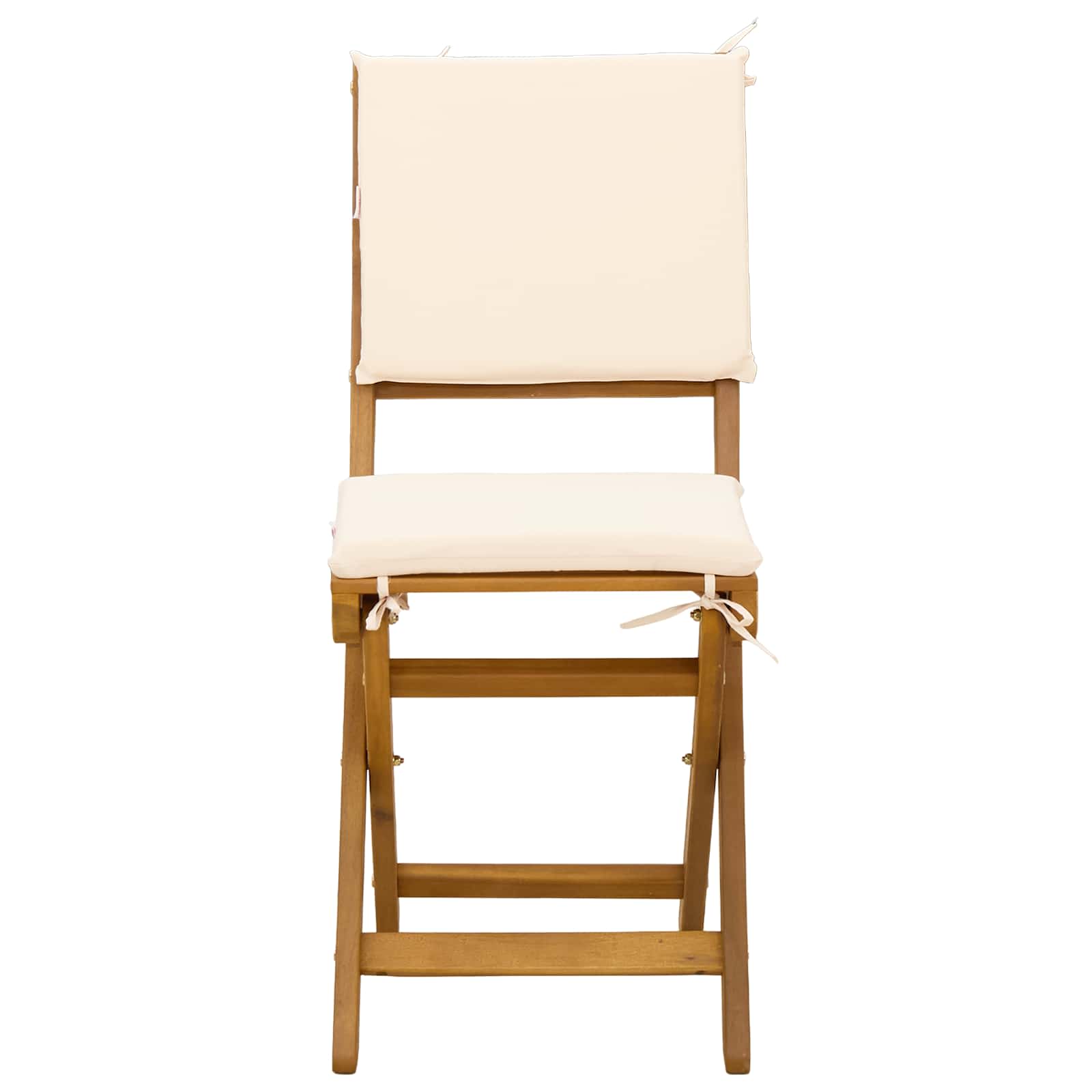 Vanjske bistro stolice 8 pcs Krem bijela 38 x 46 x 85 cm