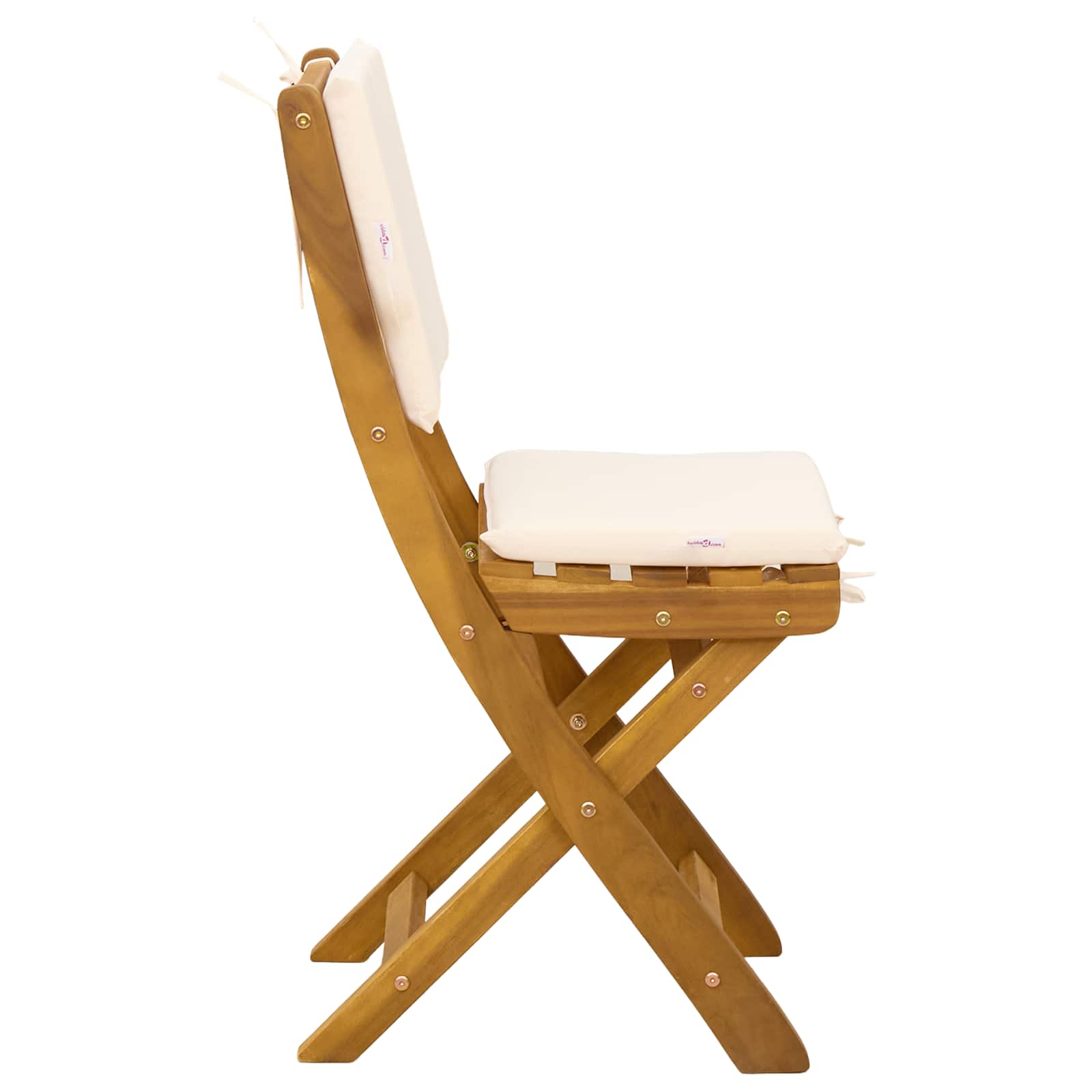 Vanjske bistro stolice 8 pcs Krem bijela 38 x 46 x 85 cm