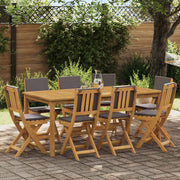 Vanjske bistro stolice 8 pcs Tamnosiva 38 x 46 x 85 cm