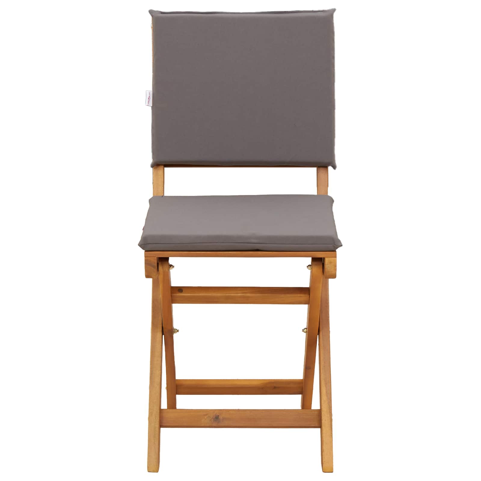 Vanjske bistro stolice 8 pcs Tamnosiva 38 x 46 x 85 cm