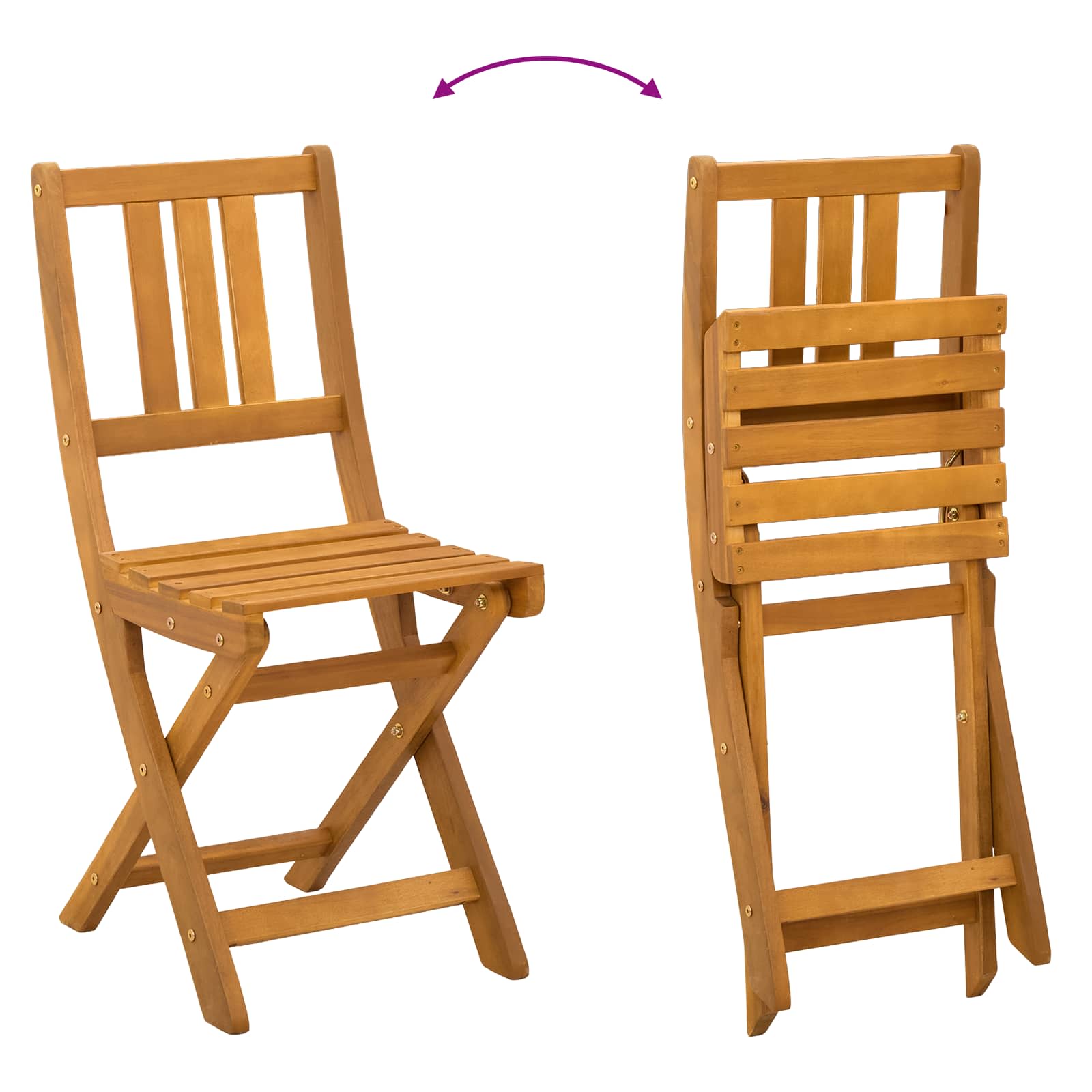 Vanjske bistro stolice 8 pcs Tamnosiva 38 x 46 x 85 cm