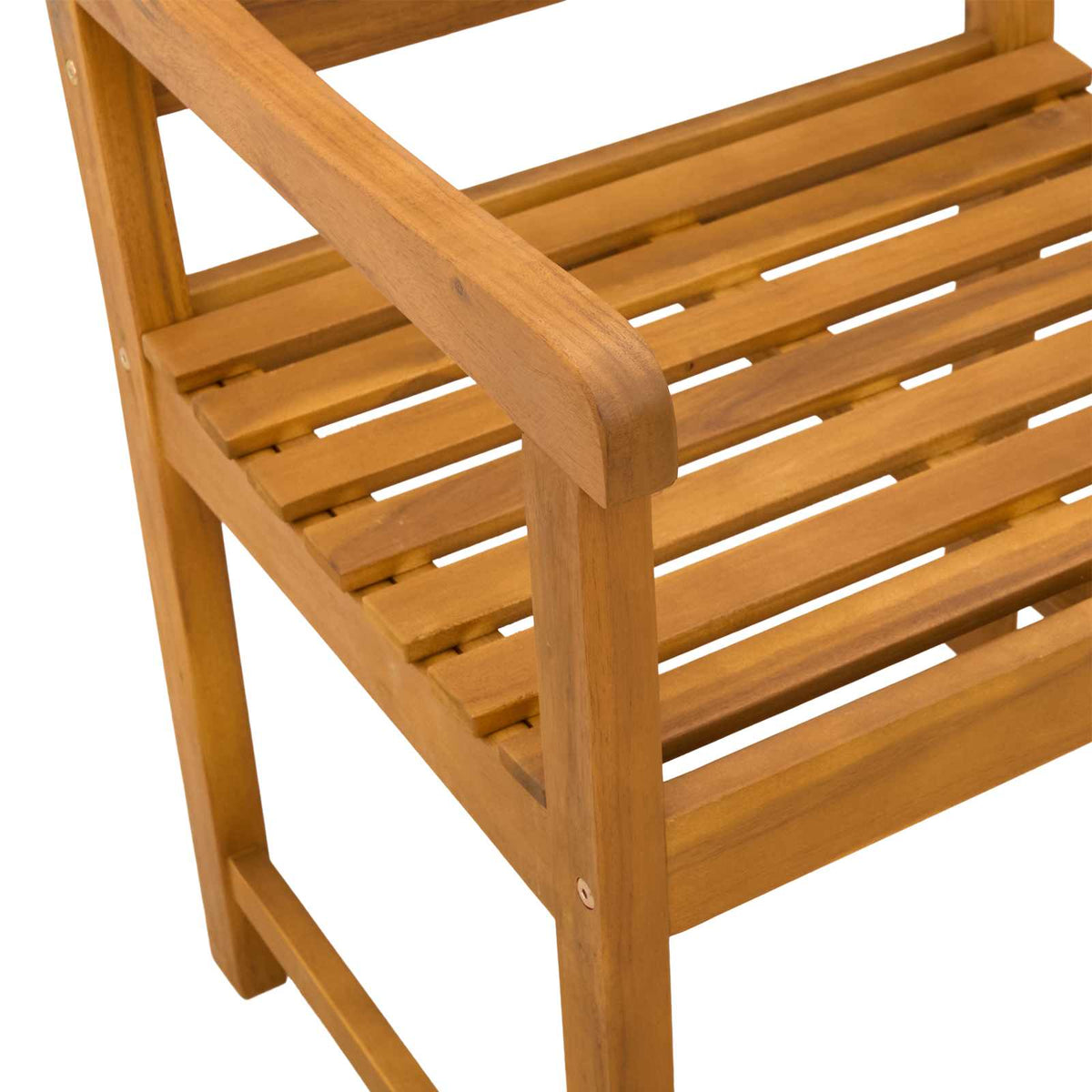 Vanjska klupa 8 pcs Prirodna 56 x 55,5 x 90 cm