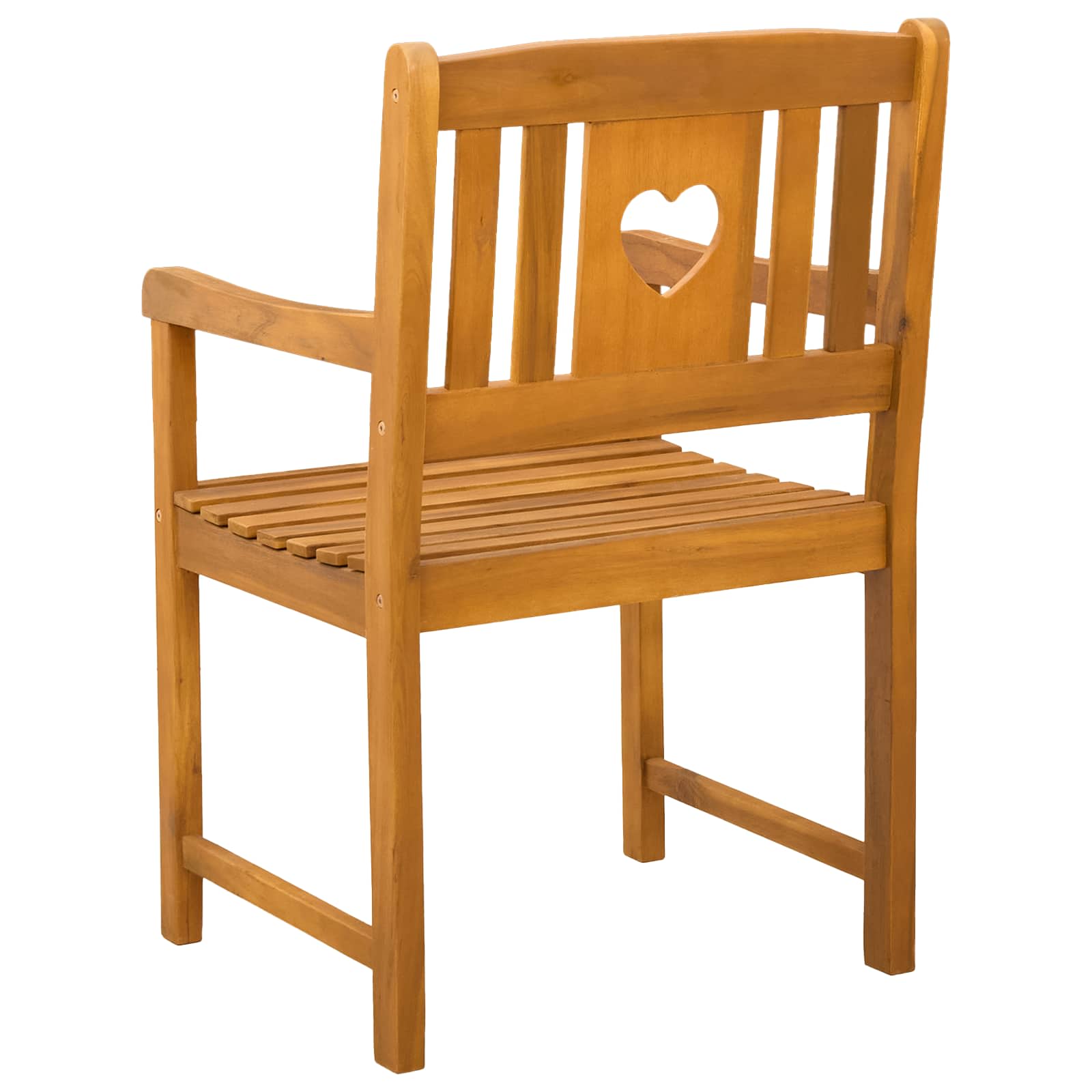 Vanjska klupa 4 pcs Prirodna 56 x 55,5 x 90 cm