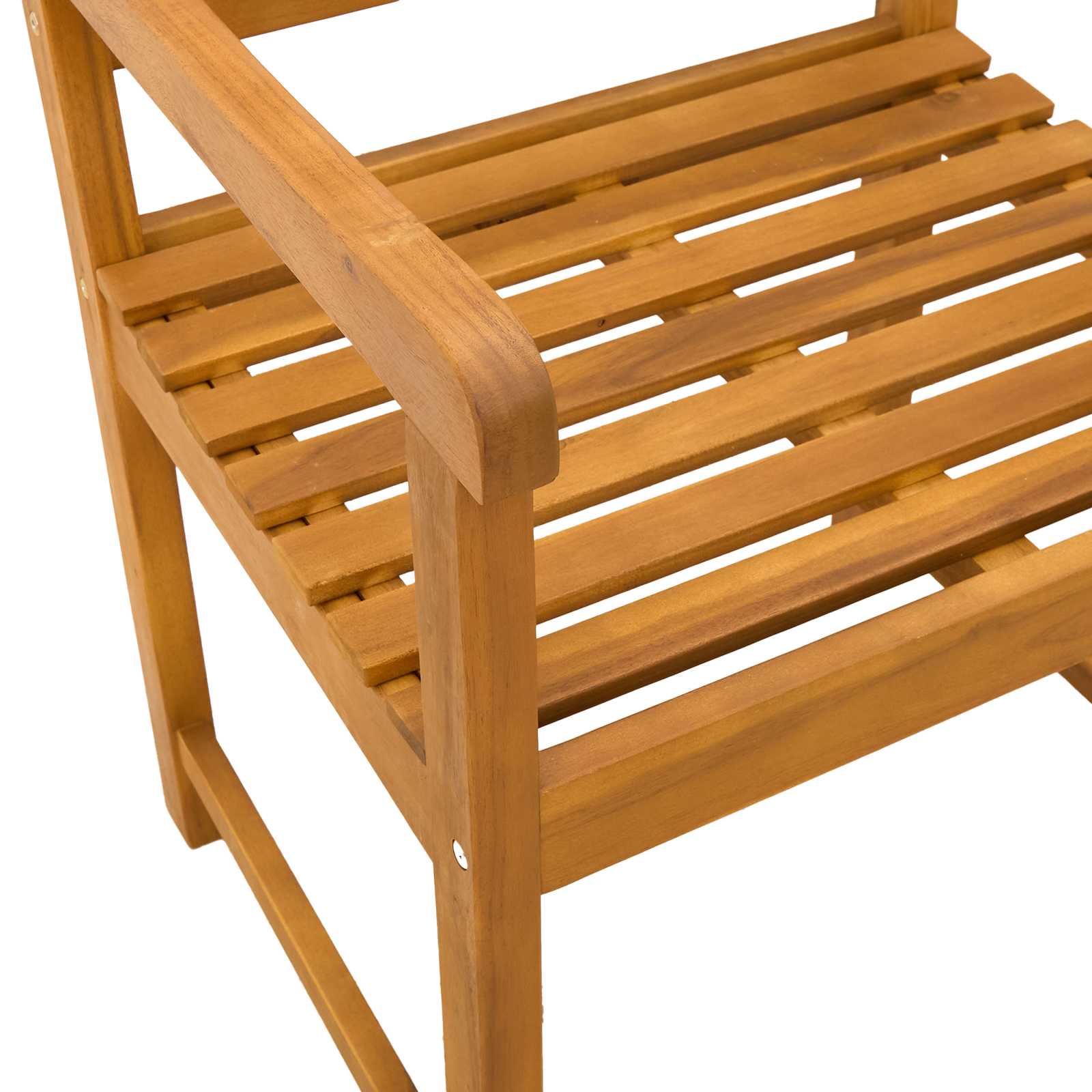 Vanjska klupa 8 pcs Prirodna 56 x 55,5 x 90 cm