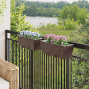 Ograda 2 pcs 50 x 17 x 17 cm Metal