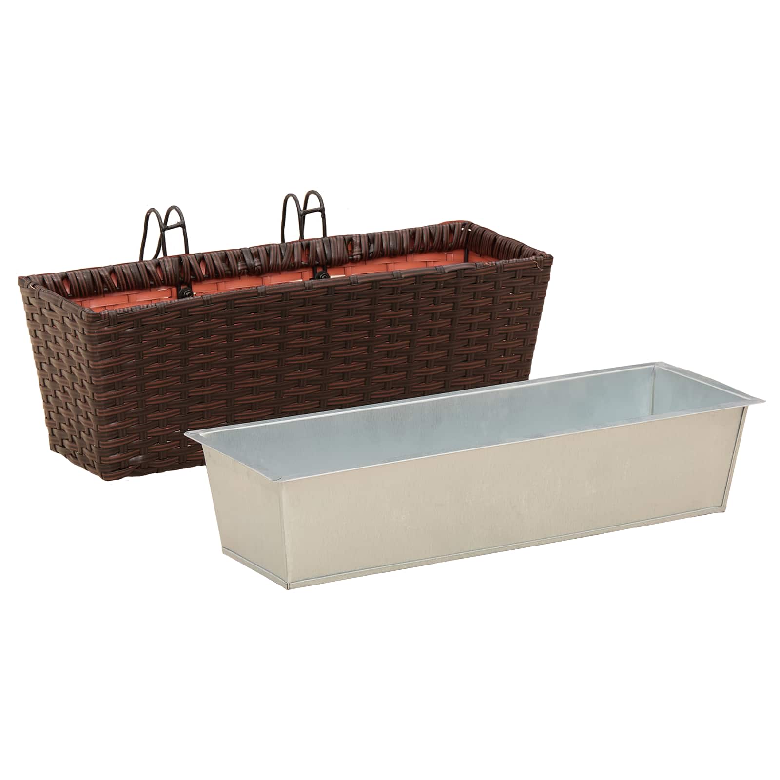 Ograda 2 pcs 50 x 17 x 17 cm Metal