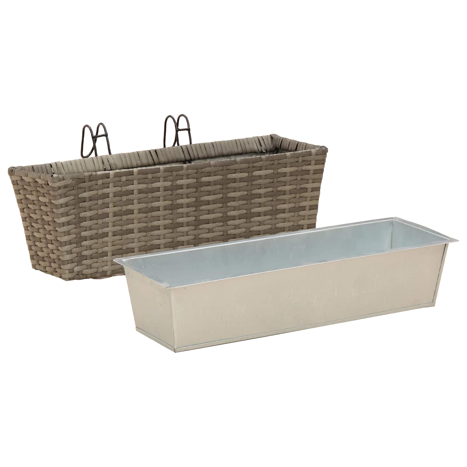Ograda 2 pcs 50 x 17 x 17 cm Metal