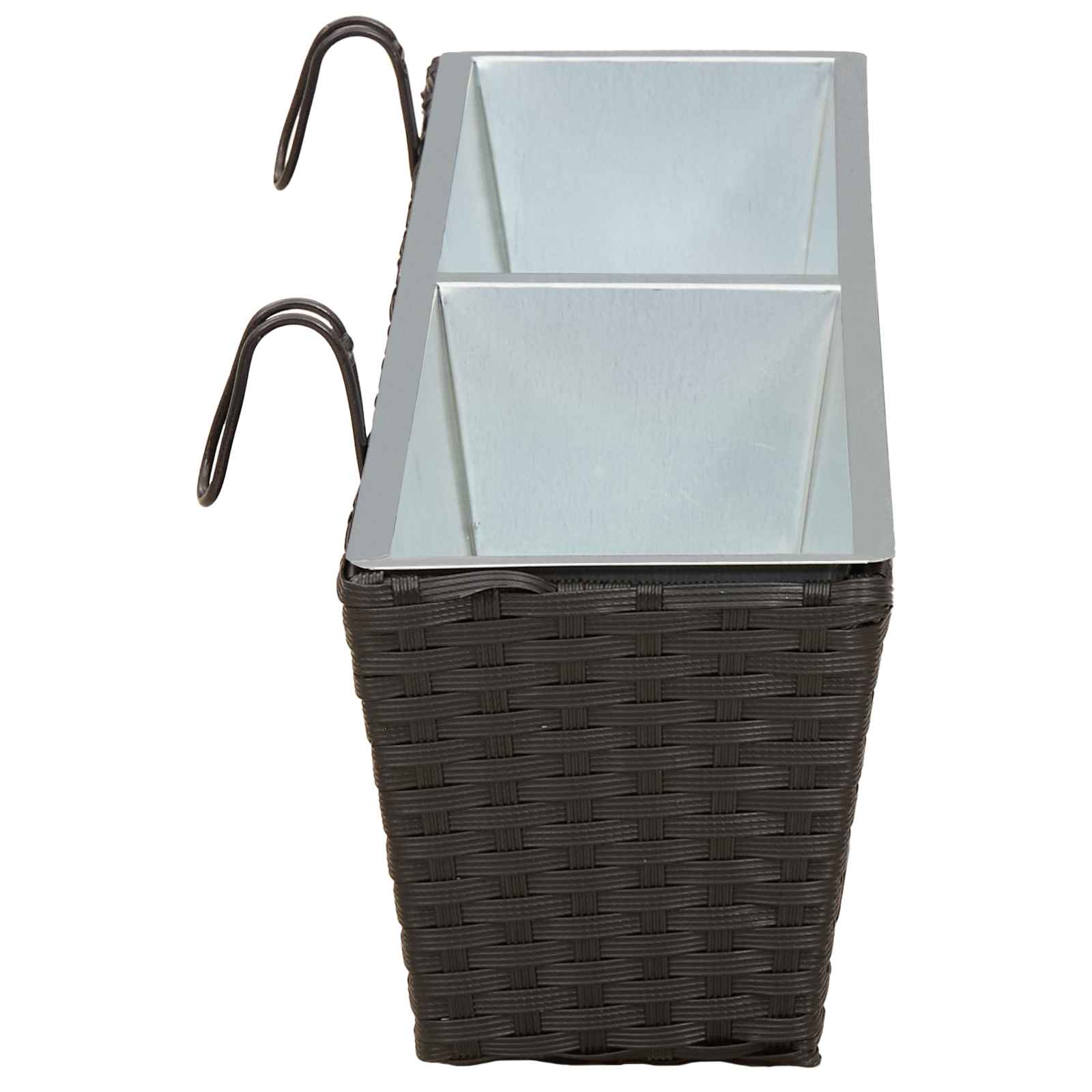 Ograda 2 pcs 80 x 17 x 17 cm Metal