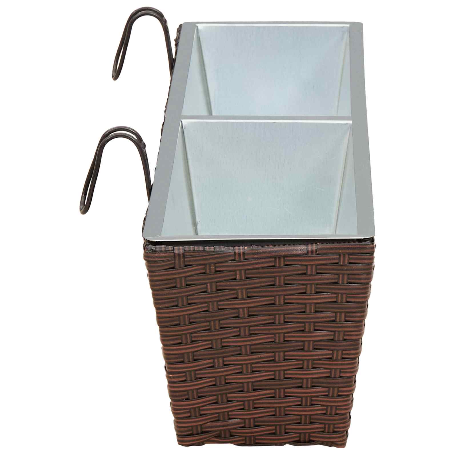 Ograda 2 pcs 80 x 17 x 17 cm Metal