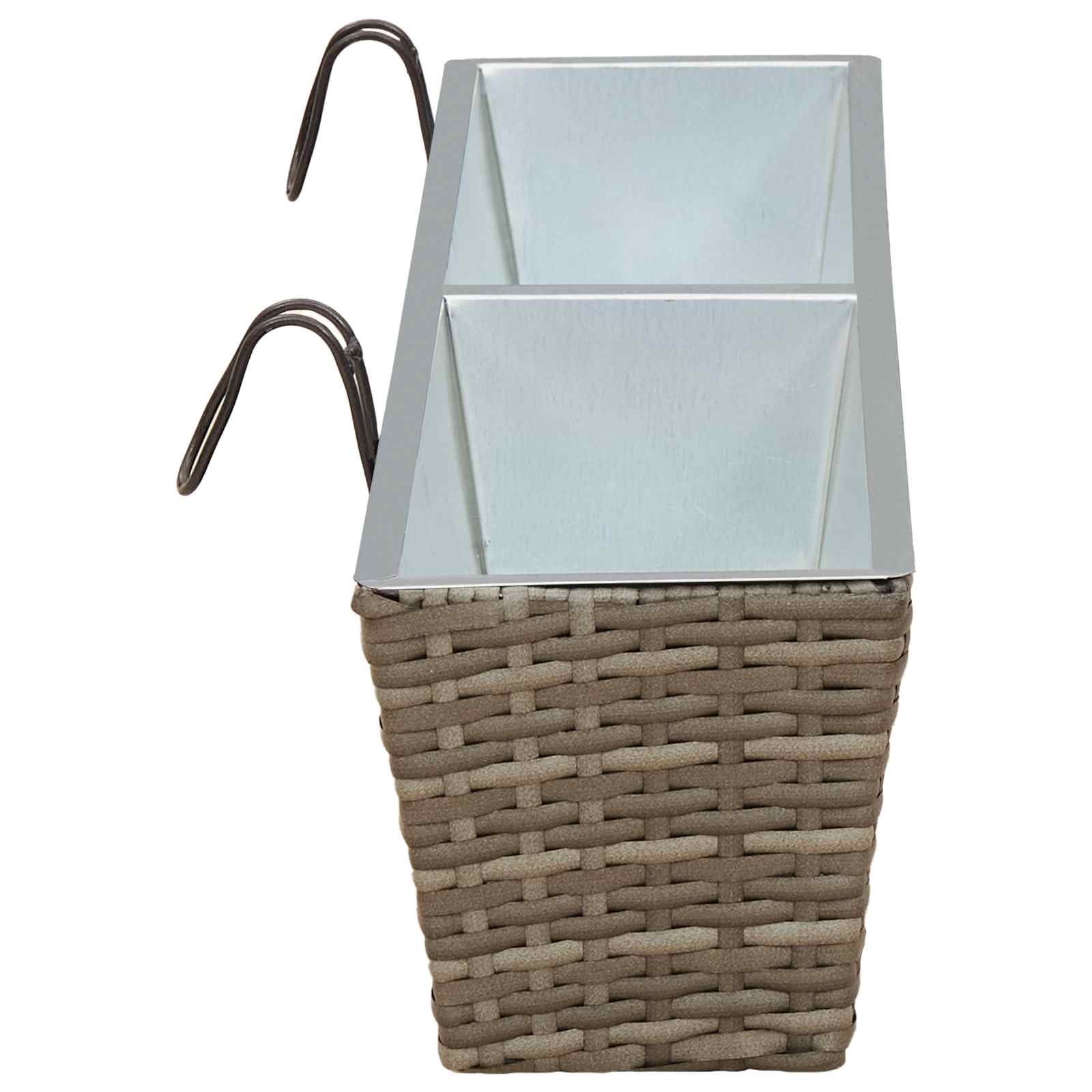 Ograda 2 pcs 80 x 17 x 17 cm Metal