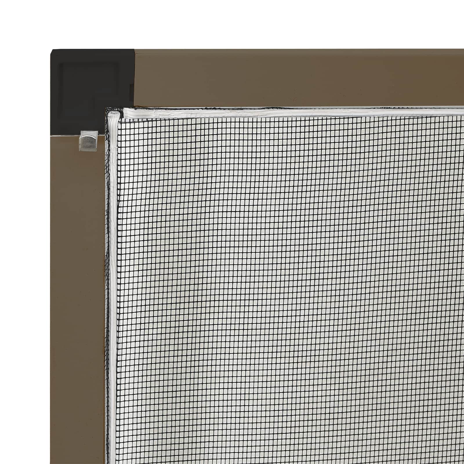 Mreža protiv insekata za prozore Smeđa 120 x 140 cm