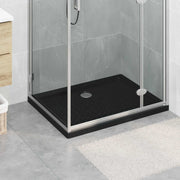 Podloga za tuš s točkicama 90 x 70 x 4 cm ABS Crna