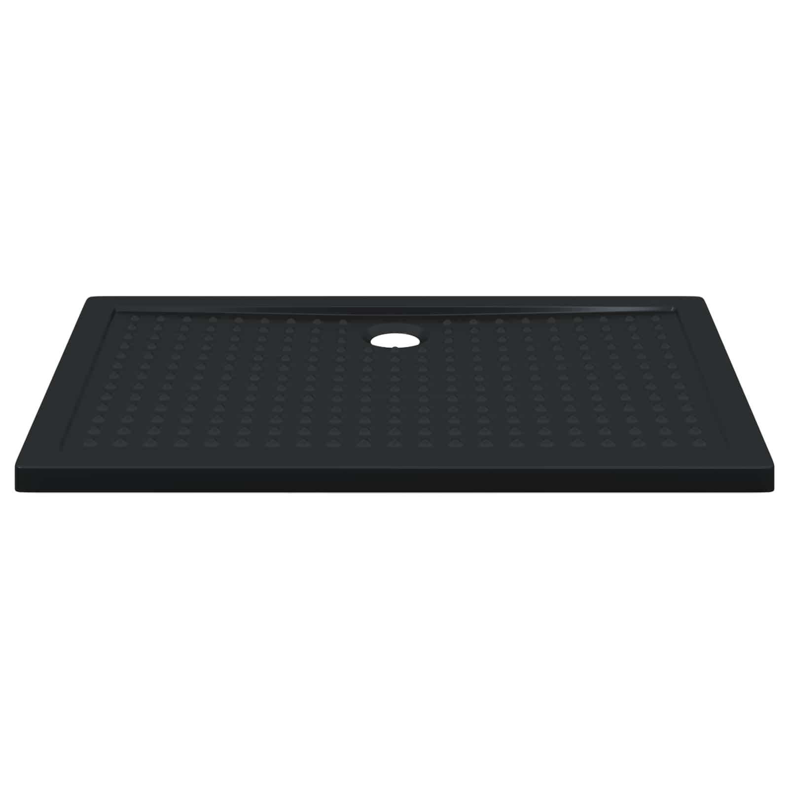 Podloga za tuš s točkicama Crna 120 x 80 x 4 cm ABS