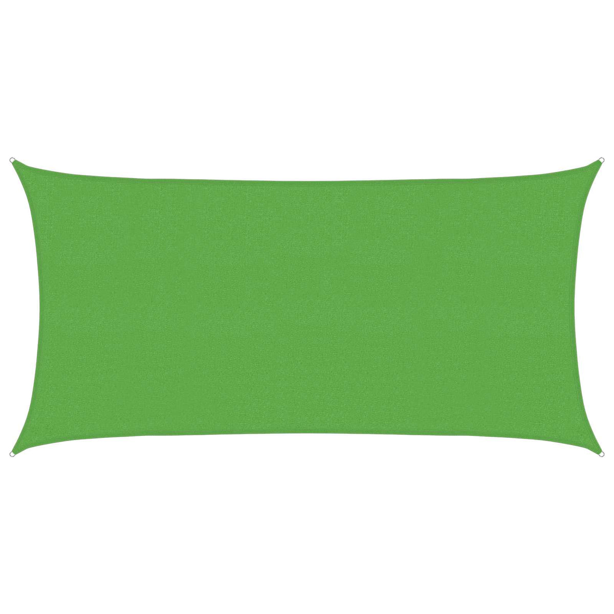 Jedrilica za sunčevu sjenu Svijetlo zelena 2 x 6 m HDPE