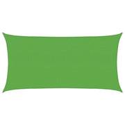 Jedrilica za sunčevu sjenu Svijetlo zelena 2,5 x 6 m HDPE