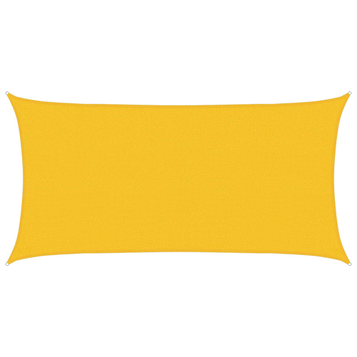 Jedrilica za sunčevu sjenu Žuta 2 x 6 m HDPE